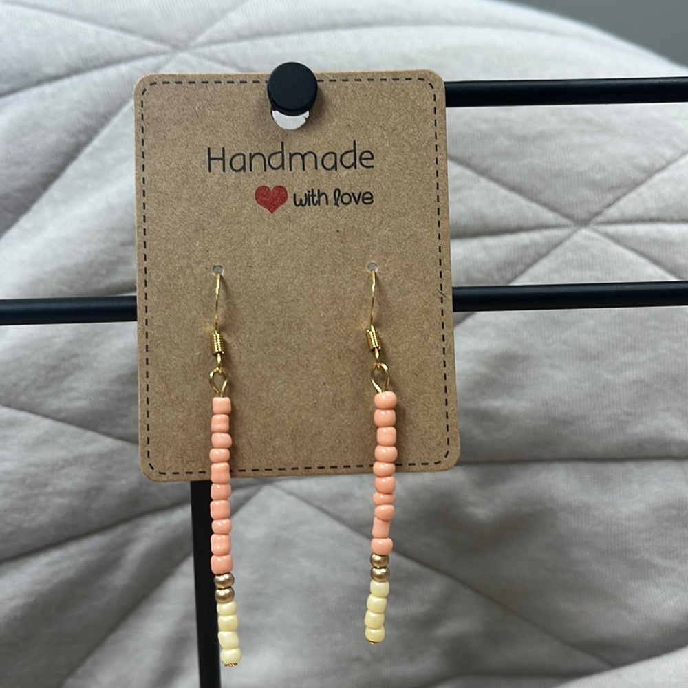 Bundle 3 for $15 Hand Crafted Boho Seed Bead Earrings